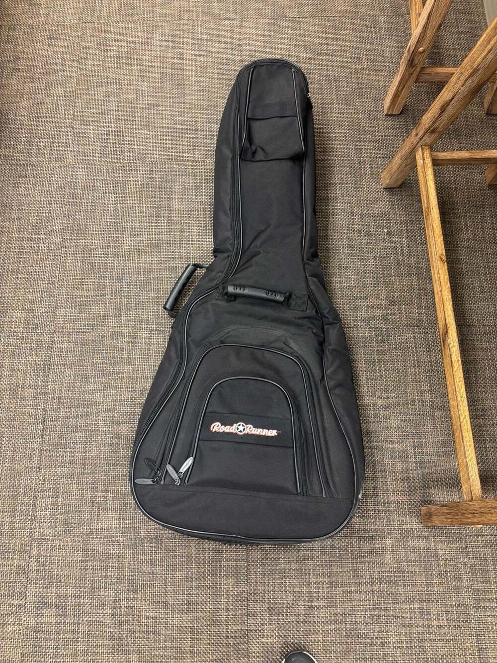 Road Runner Black Acoustic Guitar Gig Bag Soft Case - Picture 5 of 6